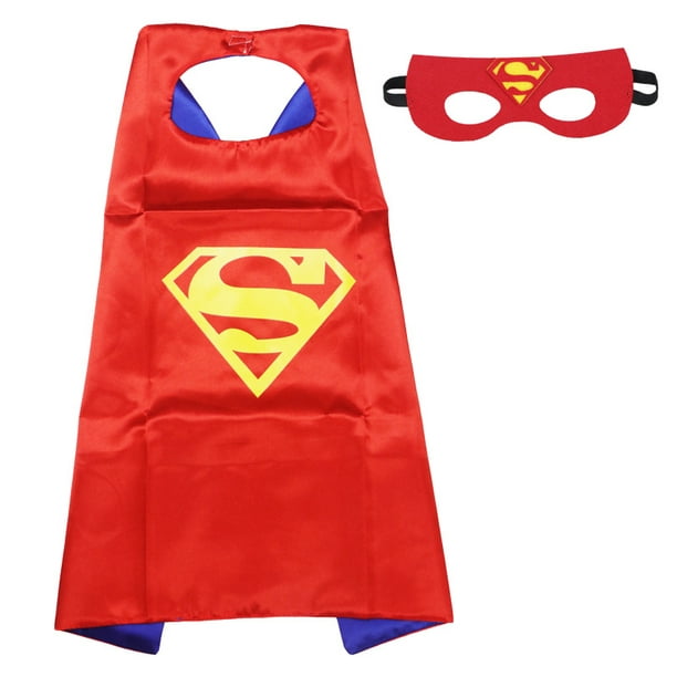 Capas y máscara de superhéroe para niños, disfraces de superhéroe de doble  filo para niños, juguetes de superhéroes para niños, capas de superhéroes