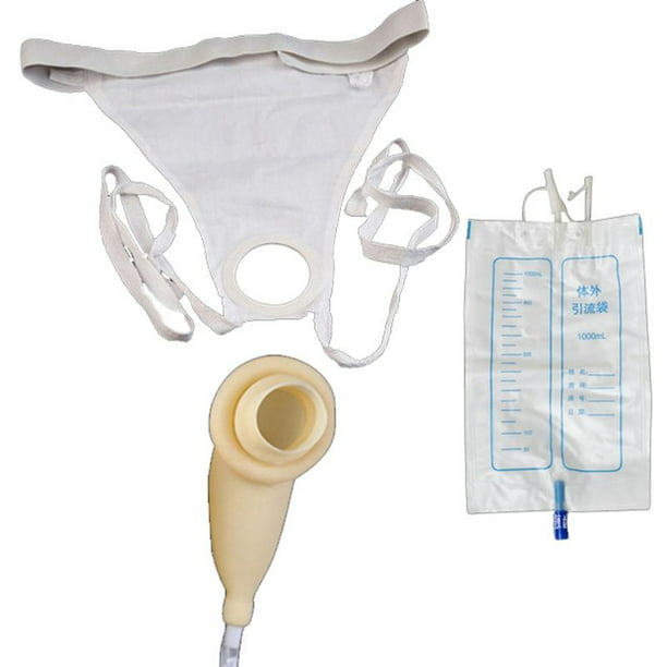 Colector de orina, conducto de catéter 1000ML 2000ML bolsa de orina  portátil de viaje con orina o hombres ancianos incontinencia urinaria  pacientes