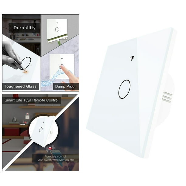 Interruptor Inteligente WiFi Lloyd's, Pared Táctil 1 Apagador