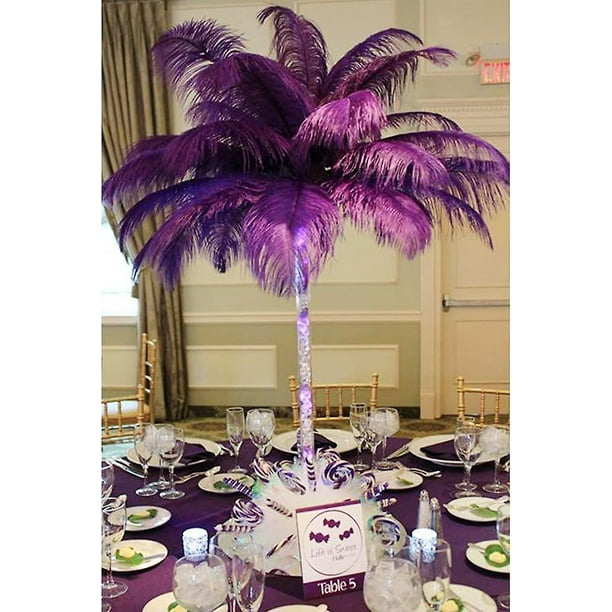 10 Plumas De Avestruz De 10 A 12 Pulgadas Para Centros De Mesa De Boda,  Deco