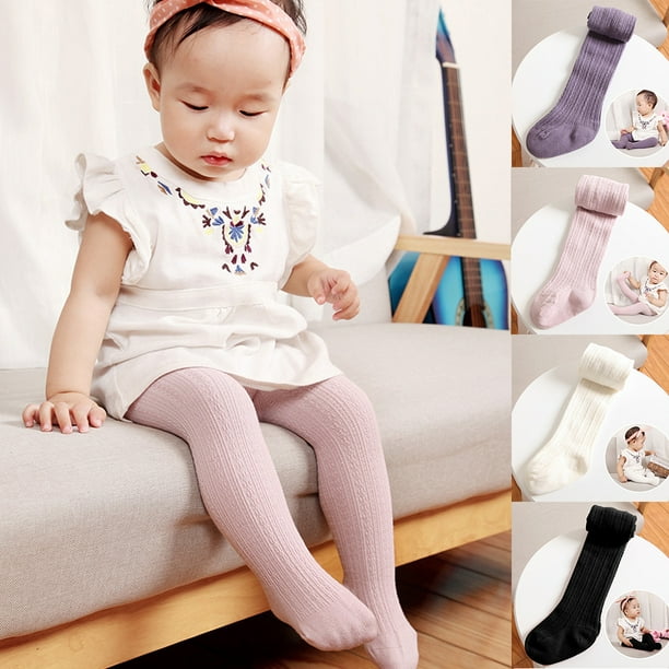 LACOFIA 6 Pares de calcetines largos de altos para bebé niños Medias  antideslizante de algodón de punto princesa infantiles niño 0-1 años:  .es: Moda