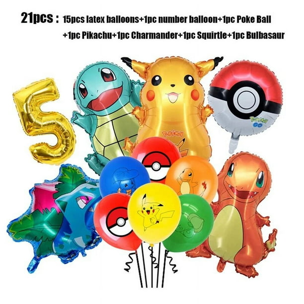 Comprar Globos y Artículos para fiesta de Pokémon online