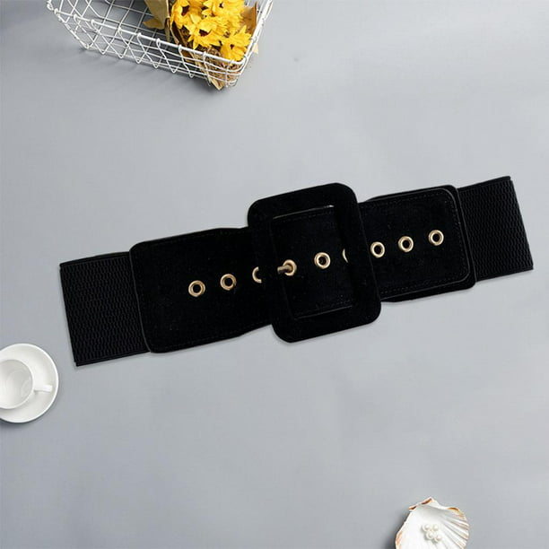 Cinturones para Mujer con Hebilla en Cinturón Sintética de Moda Informal -  Sunnimix Cinturón de cintura para mujer para jeans