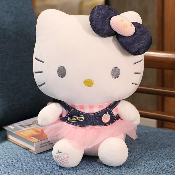 Trend Sanrio Hello Kitty Peluche Muñecas Arco Vestido Decoración Regalo  Para Niñas Del Hogar Juguetes De Para Niños Almohada De Manta Modas Fivean  unisex