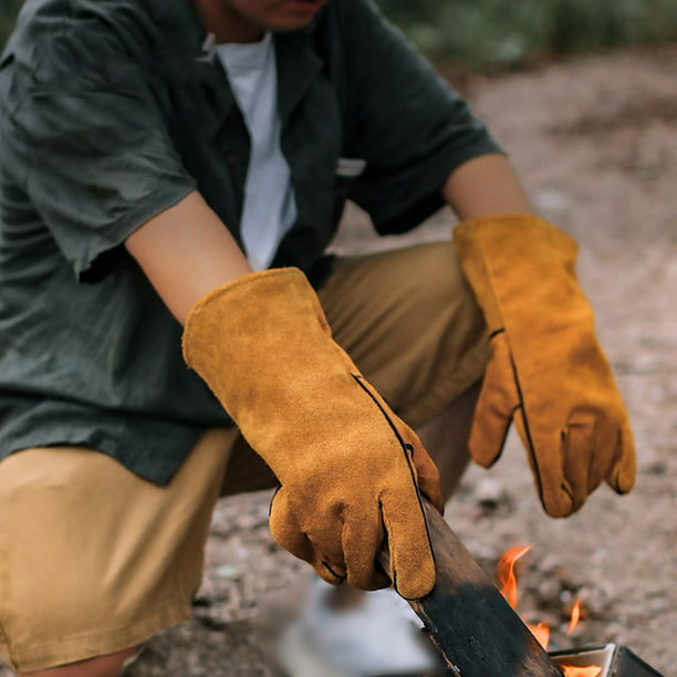 2 uds guantes resistentes calor resistentes al calor ignífugos alargados antideslizantes guantes Baoblaze Guantes retardantes de calor | Walmart en línea