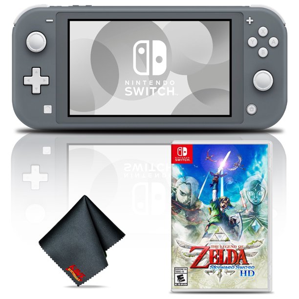Nintendo Switch Lite Turquoise Console Bundle with Legend of Zelda Skyward  Sword HD 
