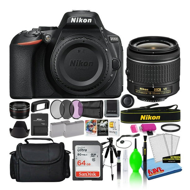 Nikon AF-P DX NIKKOR 18-55mm f/3.5-5.6G VR SLR Negro - Objetivo