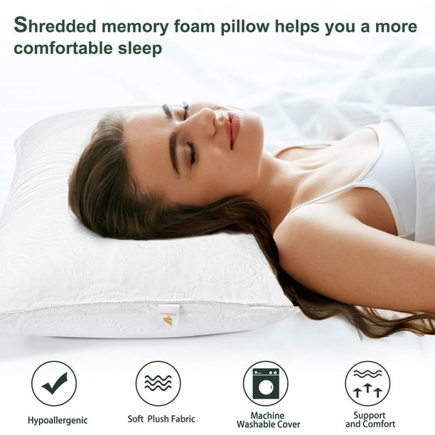 Almohadas De Cuña Ajustables Para Dormir Y Leer Tamaño Grand