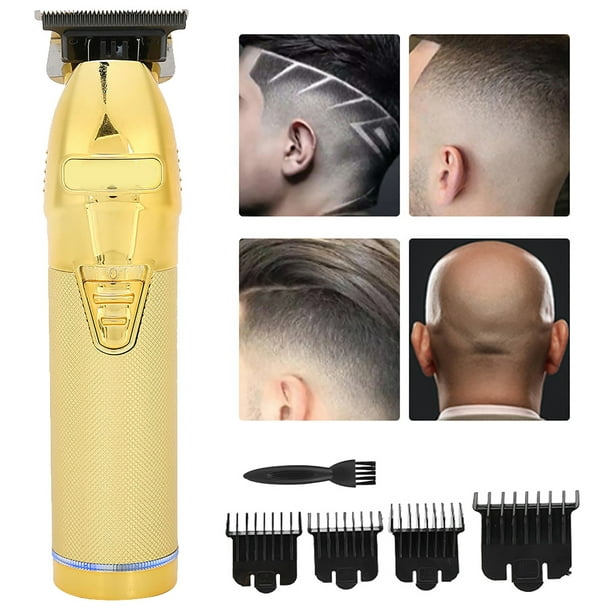  Cortapelos profesional de peluquería de carga de 5 velocidades  para hombre, máquina de corte de pelo recargable, barbería de alta potencia  (tipo de enchufe: enchufe de EE. UU.) : Belleza y