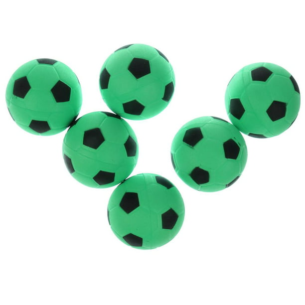 Junkin 4 pelotas deportivas de espuma suave para niños principiantes, 6  pulgadas, tamaño 2, para interiores y exteriores, mini esponja de fútbol