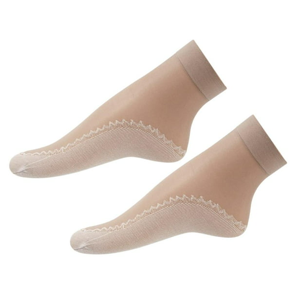 10 pares de calcetines de seda de nailon, calcetines deslizantes suaves encaje de verano, arañazos claro Colcomx Calcetines de verano para mujer | Bodega Aurrera en línea