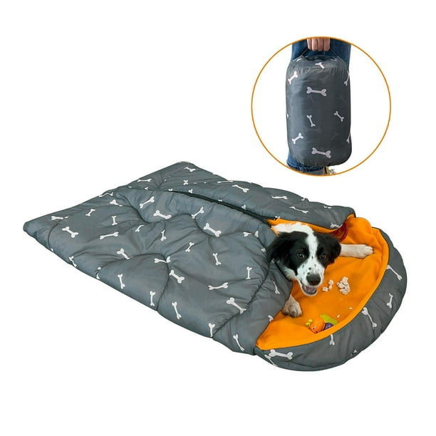 Planta deletrear hambruna Saco de dormir impermeable y cálido para perros con bolsa de  almacenamiento, cama de dormir portátil Colco Almohadilla para perrera |  Walmart en línea