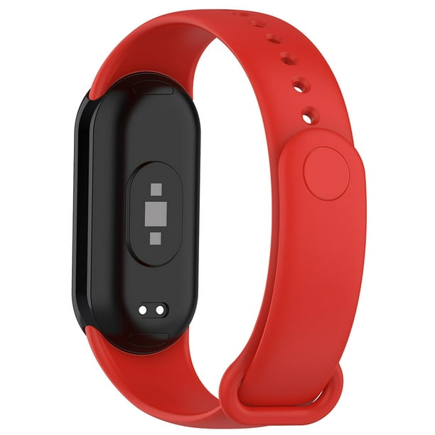 Reloj inteligente pulsera correa de silicona para Xiaomi Mi Band 8 Smart  Band (rojo) Likrtyny Para estrenar