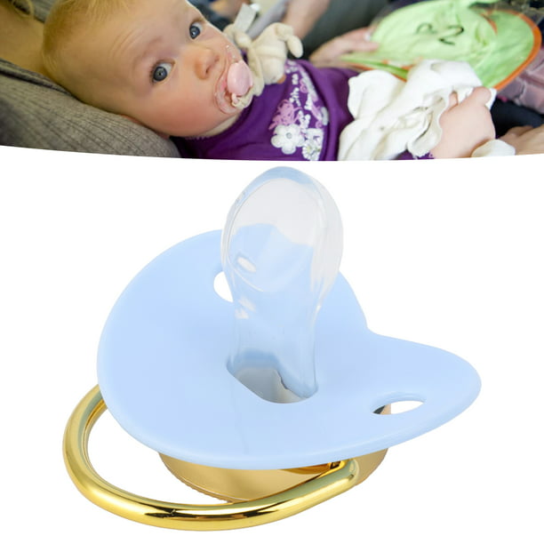 Chupetes de silicona para niños y niñas, juego de 2 chupetes para recién  nacidos, esenciales para recién nacidos, sin BPA