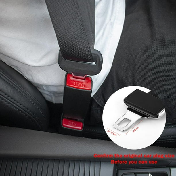 Hebillas de coche-Seguridad Auto Extensión Clip Conector Cinturón de seguridad  Extensor 2-Pack Ehuebsd Accesorios para autos y motos