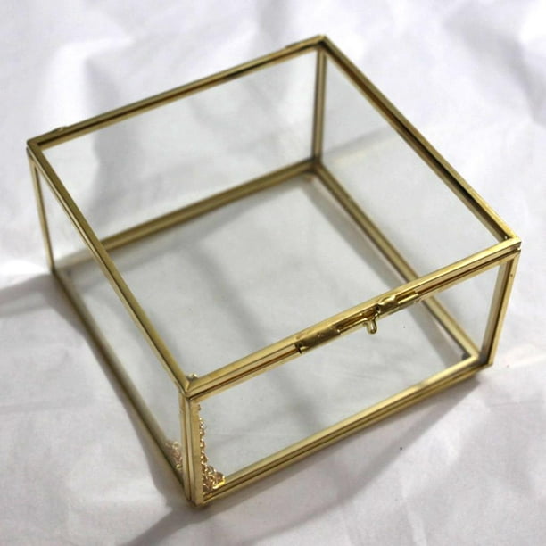 caja joyero cristal 13x13 cm