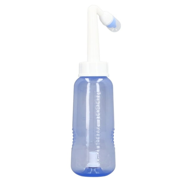 Botella De Lavado De Nariz, Capacidad De 300 Ml Sistema De Irrigación Nasal  Fácil De Agarrar Con Dos Boquillas Para Uso Diario LYUMO Nasal Wash