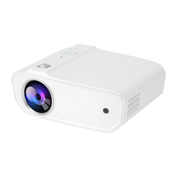 Mini proyector Full HD 1080P LED portátil blanco perla equipo de proyección  de oficina en casa enchufe estadounidense