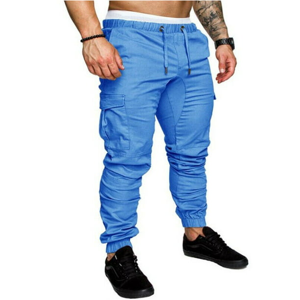 Pantalones Largos Deportivos Ropa De Gimnasio Chándal De Moda Casual Para  Hombre 