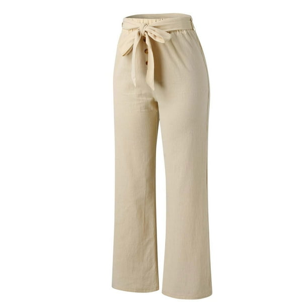 Pantalones caqui para mujer