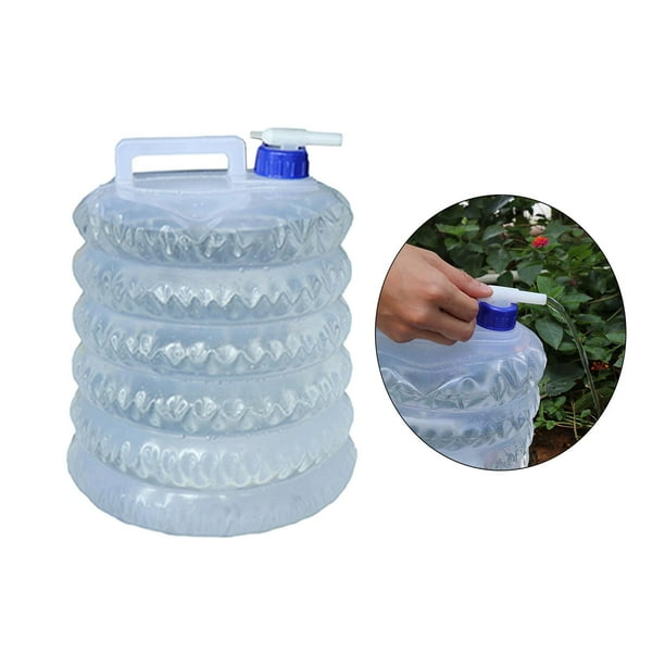 Cubo plegable para camping balde de agua de 10 L flexible con asa
