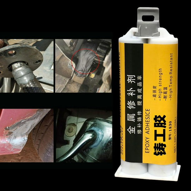 Adhesivo Reparación Soldadura en Frío Resistencia al Calor para Acero  Hierro Aluminio 50ml Ehuebsd Libre de BPA