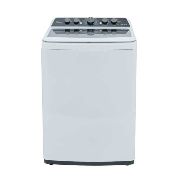 lavadora carga superior midea vortex wash 23kg agitador 5 perillas midea ma500w23w