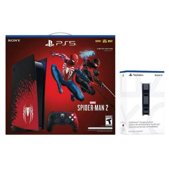 consola de videojuegos playstation 5 edición spiderman 2  regalo