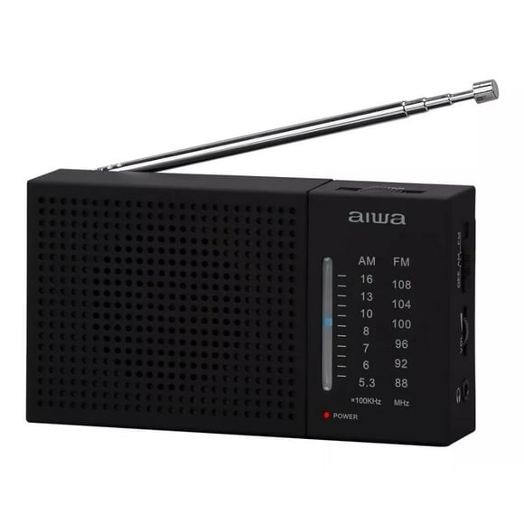 radio aiwa awfml2 amfm análogo portátil conector 35 mm
