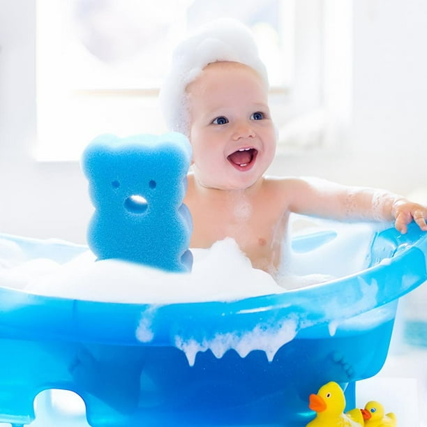 Esponja con forma de Animal para baño de bebé, toallita con dibujos  animados, artefacto para recién nacido, frotar, limpieza de artefactos de  Color sólido, suave, novedad de 2023 - AliExpress