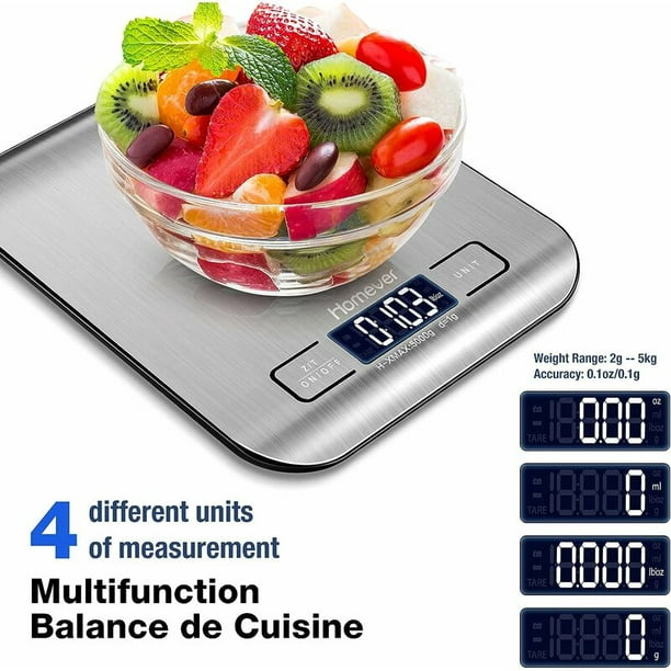 Balanza Pesa Digital De Cocina Para Alimentos 2G-5Kg