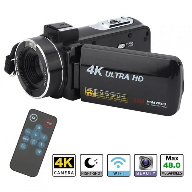 Videocámara Anti-vibración Digital 4K 1080P Cámara De Video Vlogging Para   Fugacal DV Video Camera
