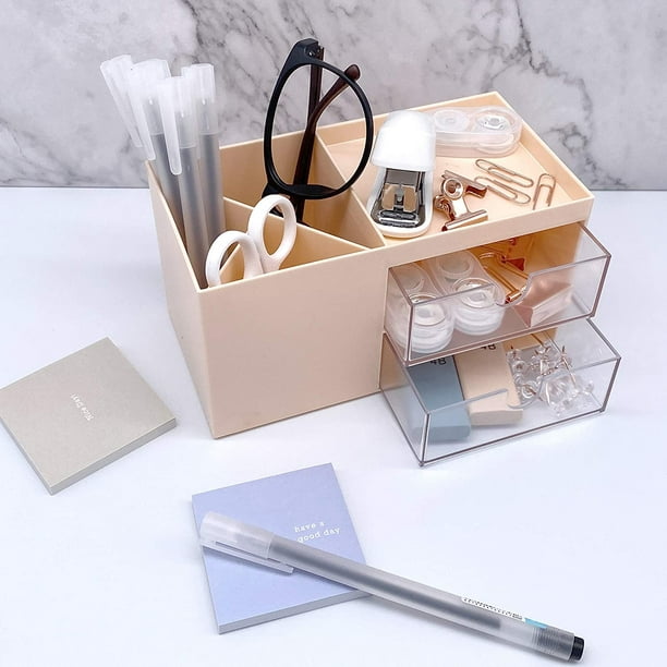 Caja organizadora de maquillaje, caja de almacenamiento para maquillaje,  caja de cosméticos para regalo de muje con cajones Ormromra CZMR-ST30-2