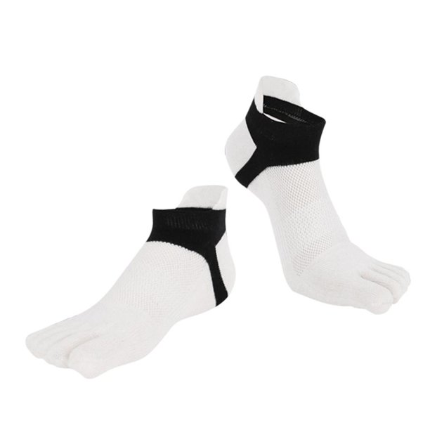 Calcetines Hombre - Algodón - Cómodos y Transpirables - Talla 38 a 44 -  Calcetines 5 Puntera Negro Yuyangstore Calcetines de cinco dedos