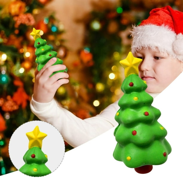 Árbol de Navidad Papá Noel Muñeco de nieve Paquete de regalo de juguete antiestrés  Adultos Niños Jug Wmkox8yii shdjk3173