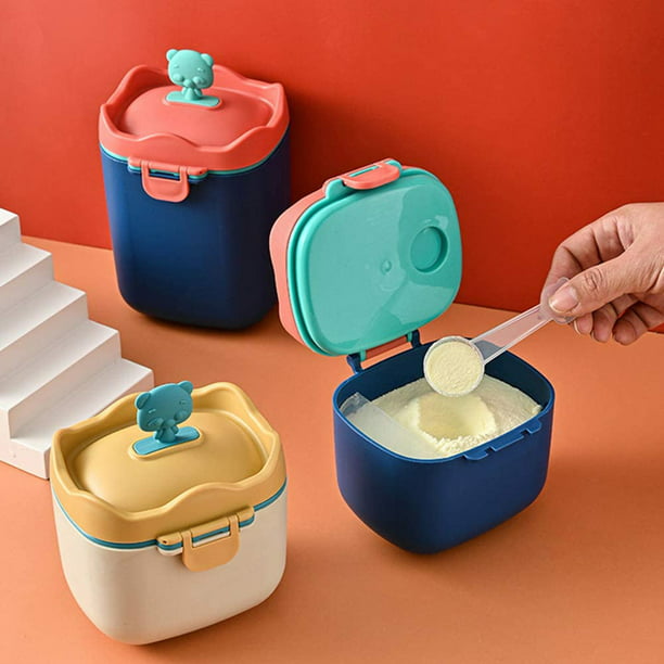 Petite BabyShop - 🤱🏻🍼 Contenedor para leche en polvo de 3  compartimientos Mobilü. Muy práctico para cuando tengas que salir de casa y  puedes separarlos para cuando no necesites los tres. Libre