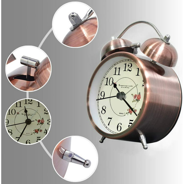 SAMI Reloj Despertador Analogico S-9992L Silencioso Diseño Madera - Guanxe  Atlantic Marketplace