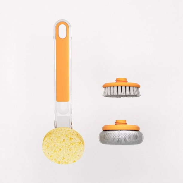 Cepillo para lavar platos de mango largo, utensilio de cocina para