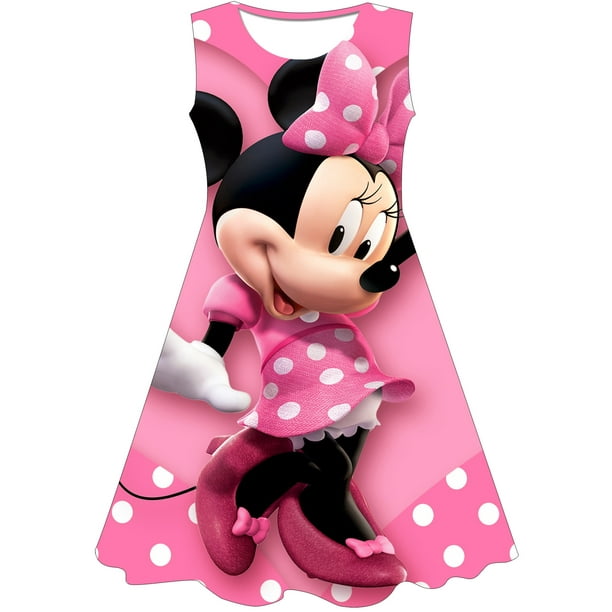 Disfraz de Minnie Mouse para bebé, delantal de disfraz de Minnie