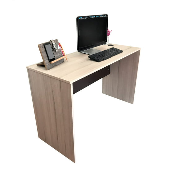 escritorio moderno sencillo con pasa cables decomobil sc01o