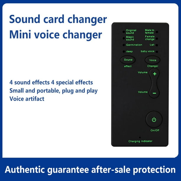 Modulador cambiador de voz 7 funciones de voz ajustables para PS4