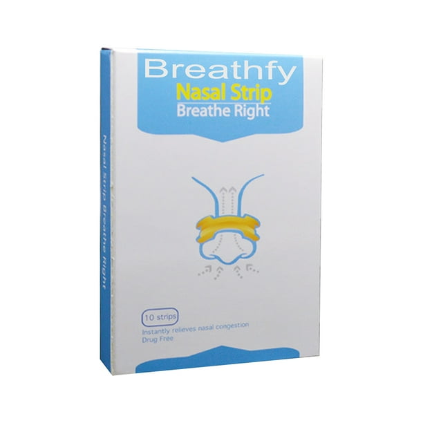 Breathe Right tiras nasales antironquidos para la congestión nasal