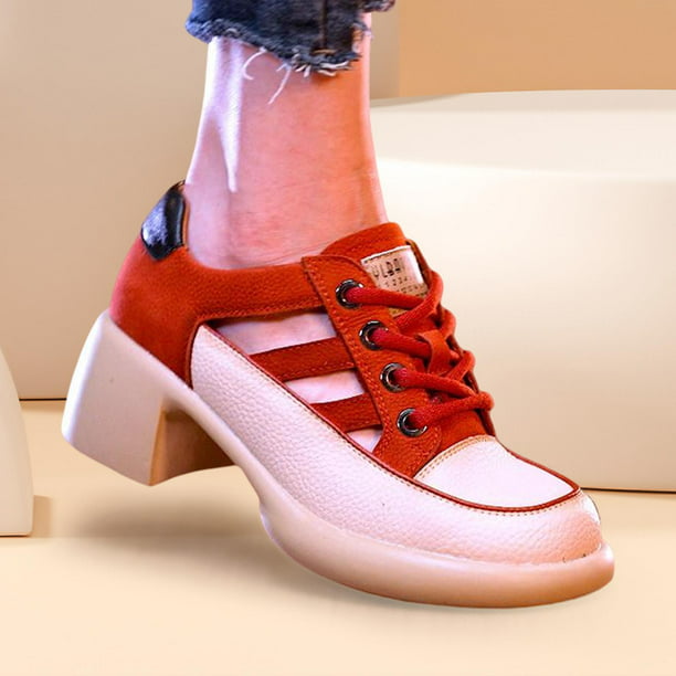 Sandalias de tacón para mujer, zapatillas de de , con cordones, cómodos, Retro, huecos, eleg Fernando sandalias de | Walmart en línea