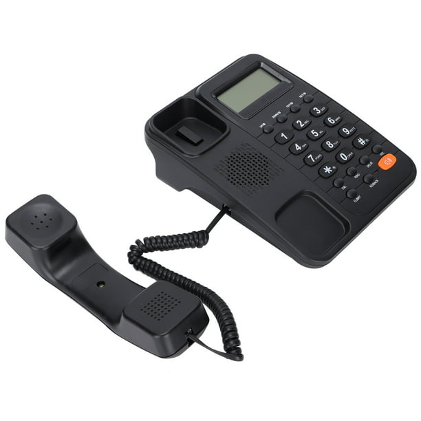 Teléfono fijo con cable, KXT2028CID Teléfono de escritorio con cable  Teléfono de escritorio con cable Teléfono con cable estándar optimizado  para la excelencia
