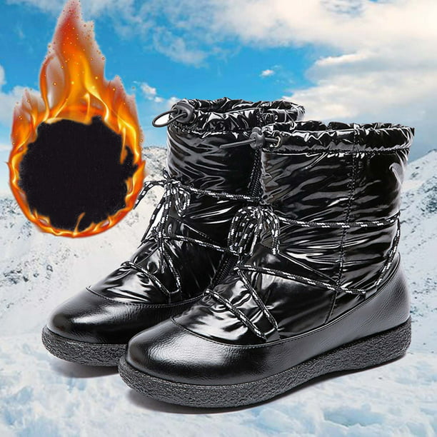 Botas de invierno para mujer antideslizantes más botas de nieve cálidas de terciopelo botas de pluma Wmkox8yii ghj1111 | Bodega Aurrera en