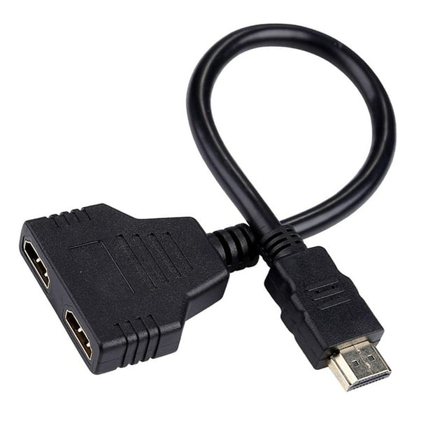Cable Divisor Convertidor 1 a 2, Soporte 1080P y 4K para TV Sunnimix HDMI