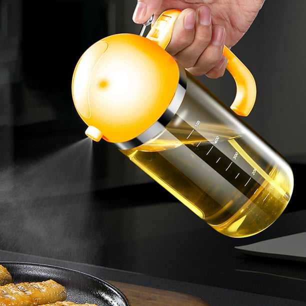 Botella de aceite de doble Gadget de cocina Botella de spray  Automáticamente abierta Portátil para a Macarena Lata de aerosol de aceite