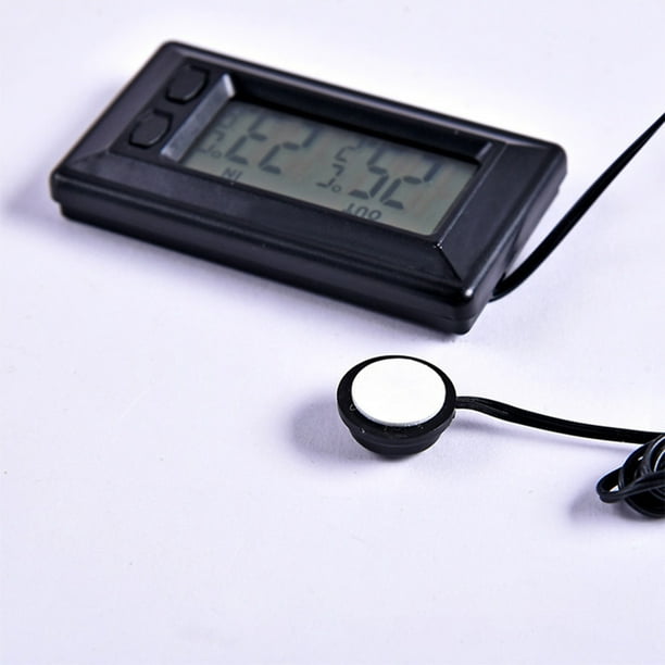 Termómetro Digital con pantalla LCD para coche, medidor de temperatura  interior y exterior con Cable de 1,5 m, herramientas para autos interior y  exterior