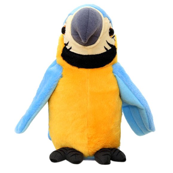 electric talking parrot plush toy bird repeat what you say children kids baby gifts anggrek otros