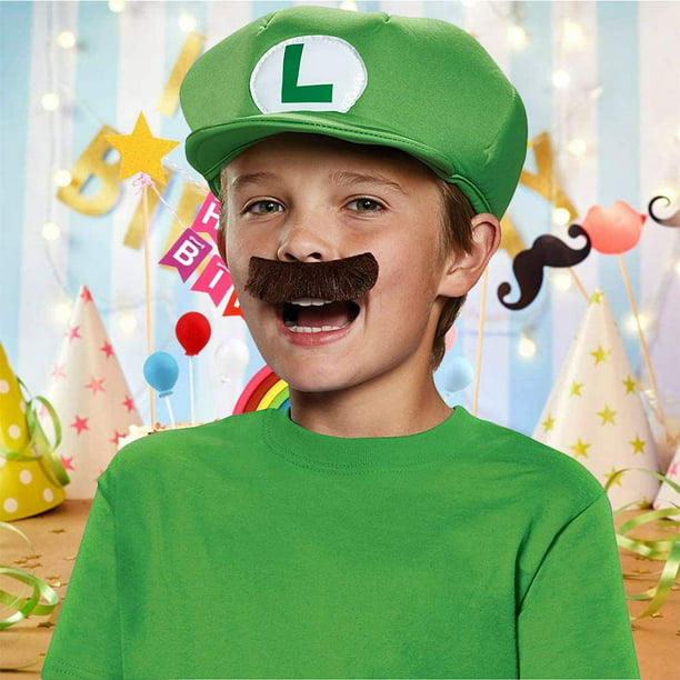 Gorro De Mario Bros Luigi Para Adulto Y Niños